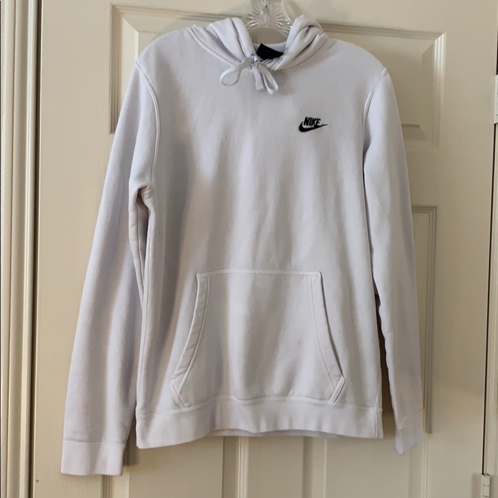 Nike Fleece Hoodie White size small